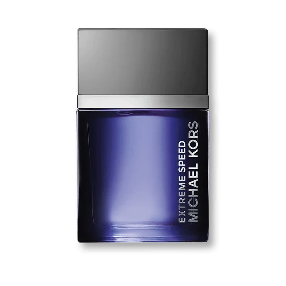 Michael Kors Extreme Speed manufacturer bottle, linked from the supplied product catalogue.