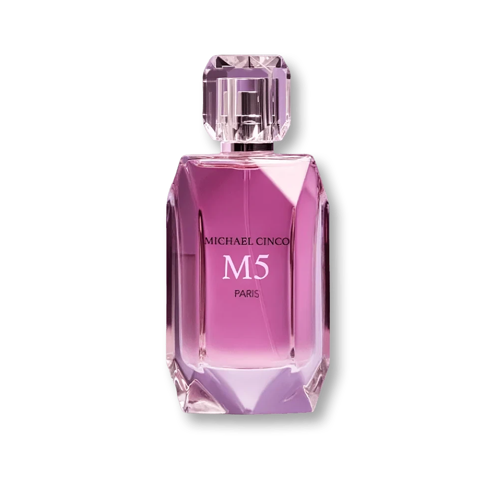 Michael Cinco M5 manufacturer bottle, linked from the supplied product catalogue.