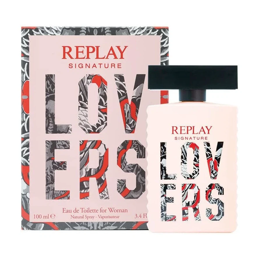 Replay Signature Lovers (Women) manufacturer bottle, linked from the supplied product catalogue.