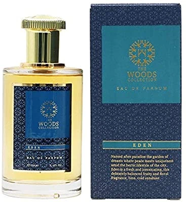 The Wood Collection Eden Eau de manufacturer bottle, linked from the supplied product catalogue.