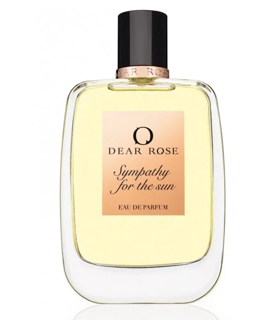 Dear Rose SYMPATHY FOR THE SUN manufacturer bottle, linked from the supplied product catalogue.