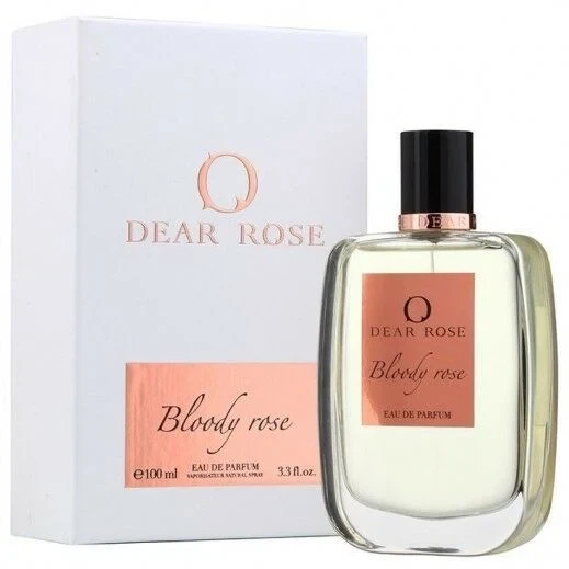 Roos & Roos BLOODY ROSE WOMEN manufacturer bottle, linked from the supplied product catalogue.