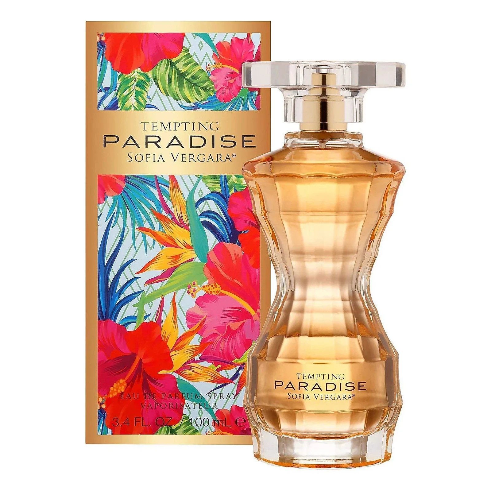 Sofia Vergara Tempting Paradise manufacturer bottle, linked from the supplied product catalogue.