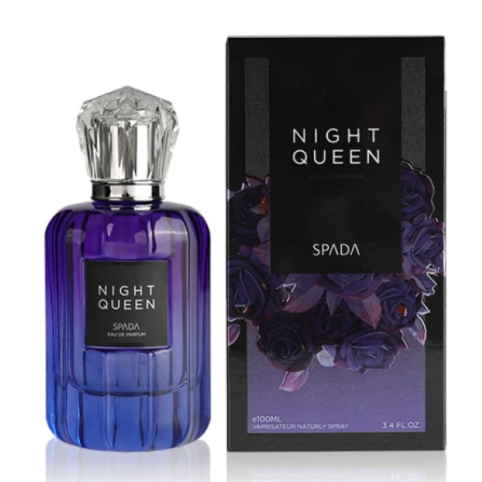 Spada Night Queen manufacturer bottle, linked from the supplied product catalogue.