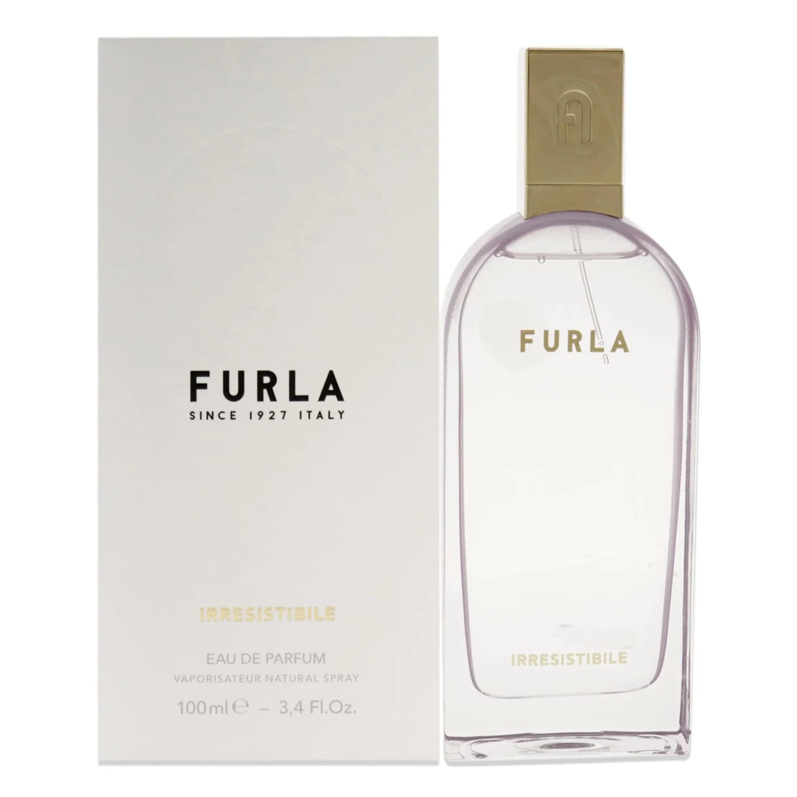 Furla Irresistibile manufacturer bottle, linked from the supplied product catalogue.
