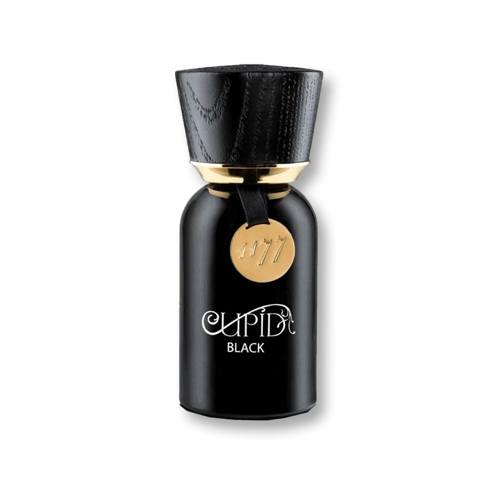 Cupid Medieval Collection Black 1177 Parfum manufacturer bottle, linked from the supplied product catalogue.