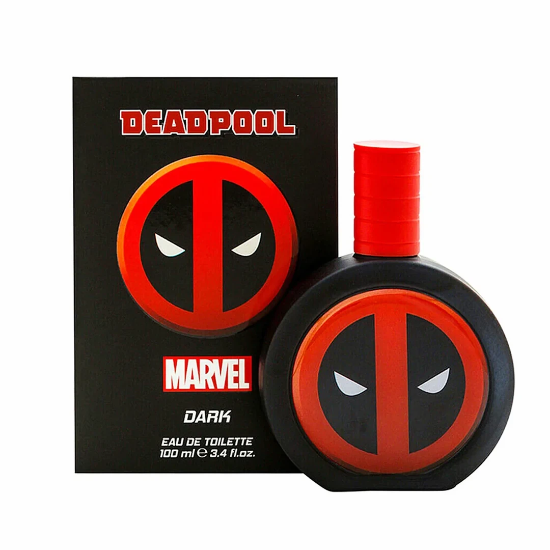 Marvel Deadpool Dark manufacturer bottle, linked from the supplied product catalogue.