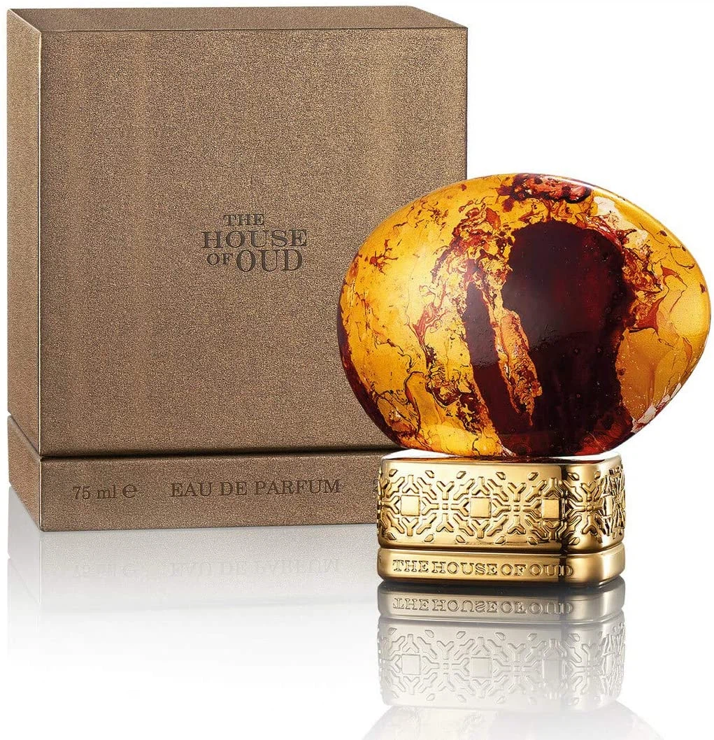 The House of Oud Almond Harmony manufacturer bottle, linked from the supplied product catalogue.