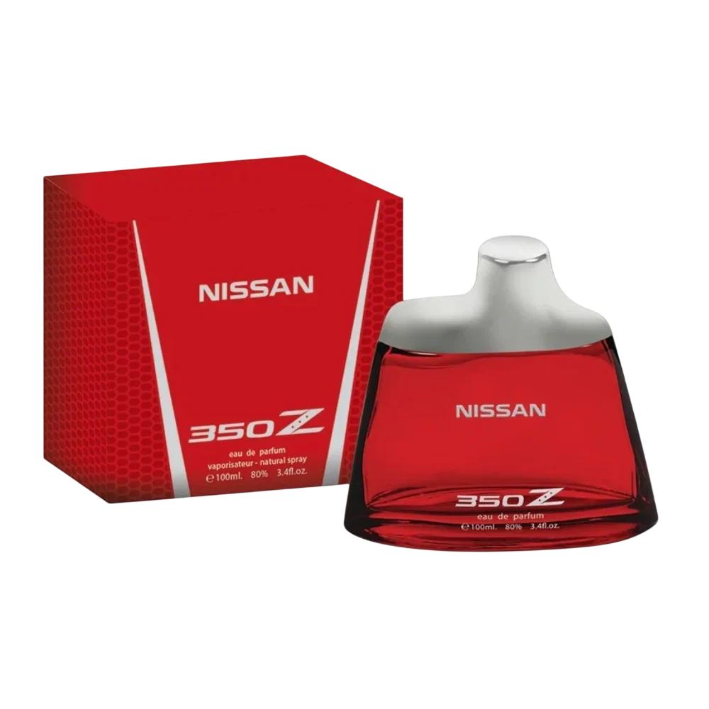 Nissan 350Z manufacturer bottle, linked from the supplied product catalogue.