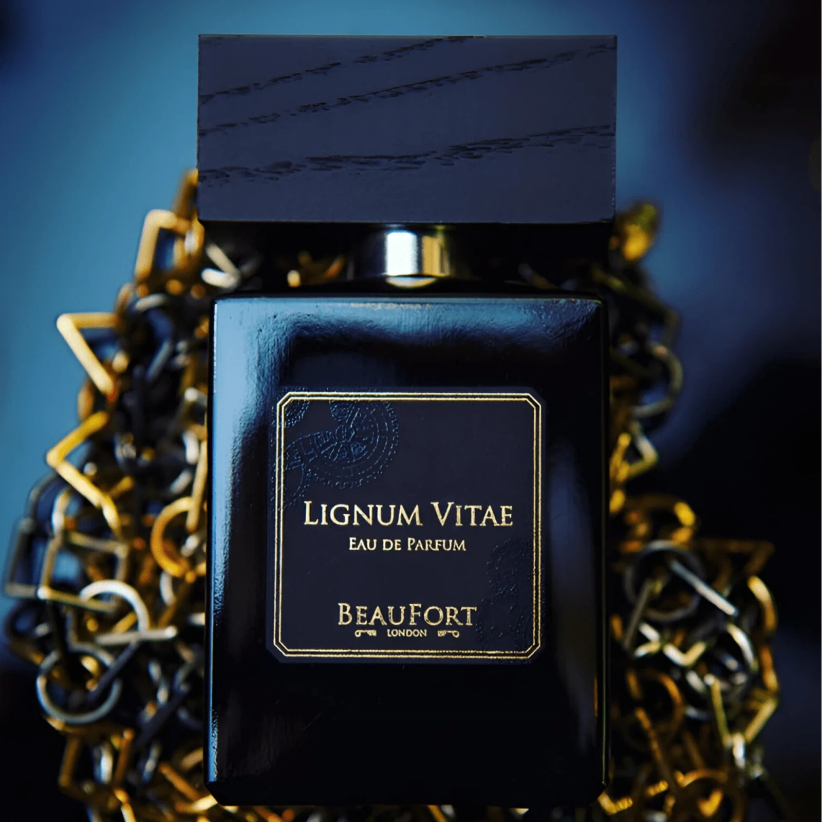 Beaufort London Lignum Vitae manufacturer bottle, linked from the supplied product catalogue.