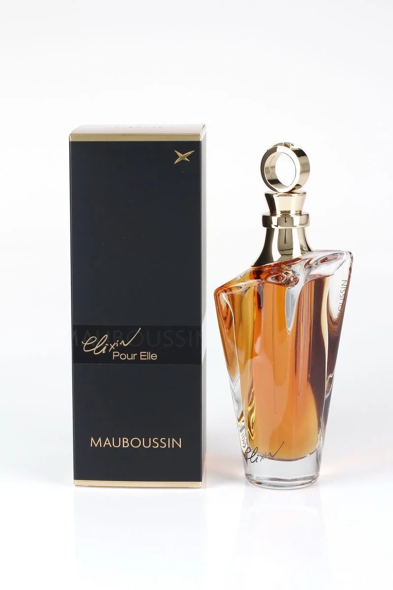 Mauboussin Elixir Pour Elle manufacturer bottle, linked from the supplied product catalogue.