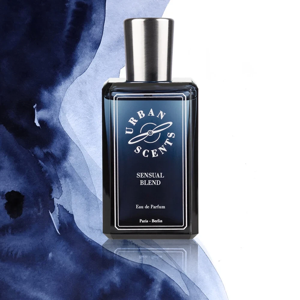 Urban Scents Sensual Blend manufacturer bottle, linked from the supplied product catalogue.