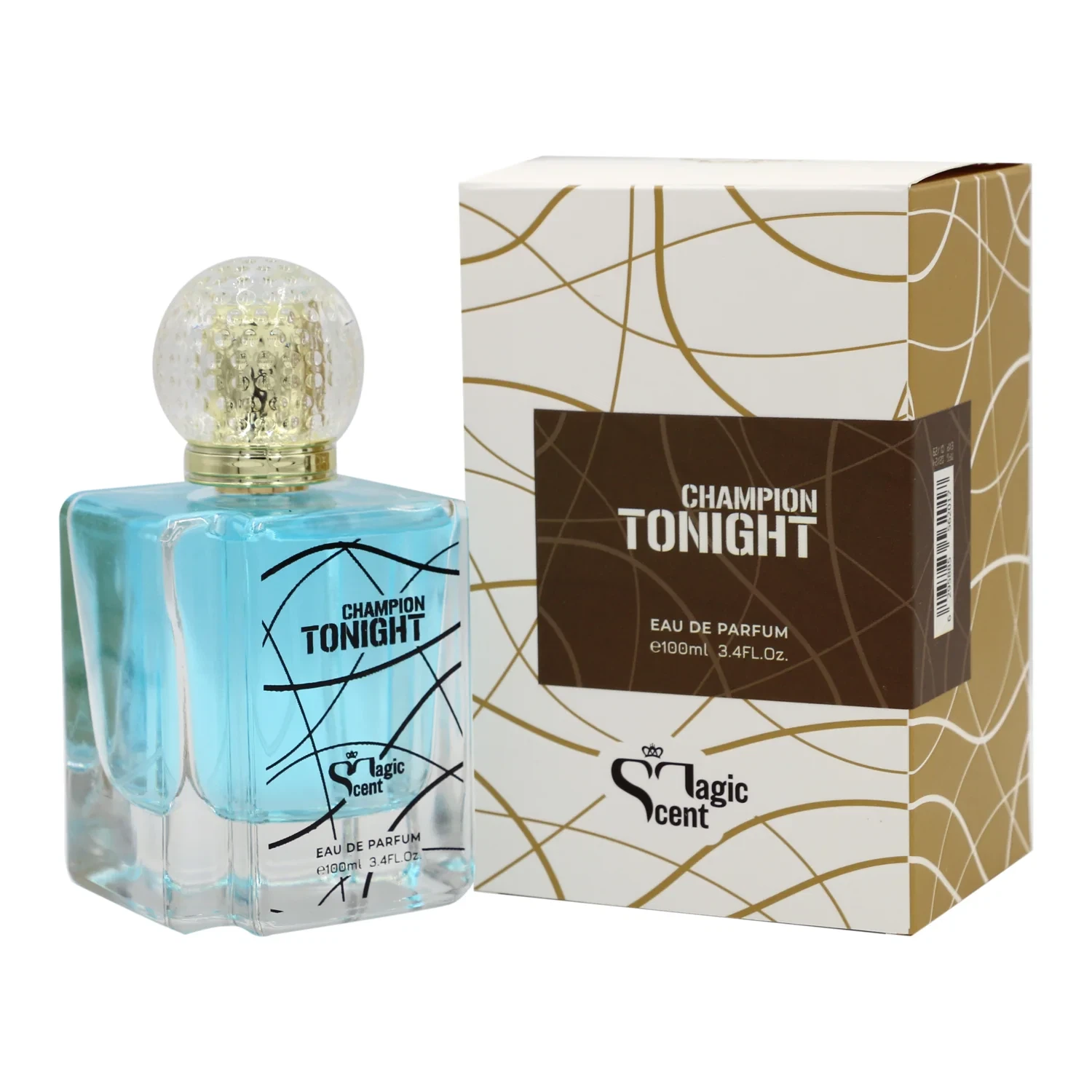 Scent Magic Champion Tonight manufacturer bottle, linked from the supplied product catalogue.