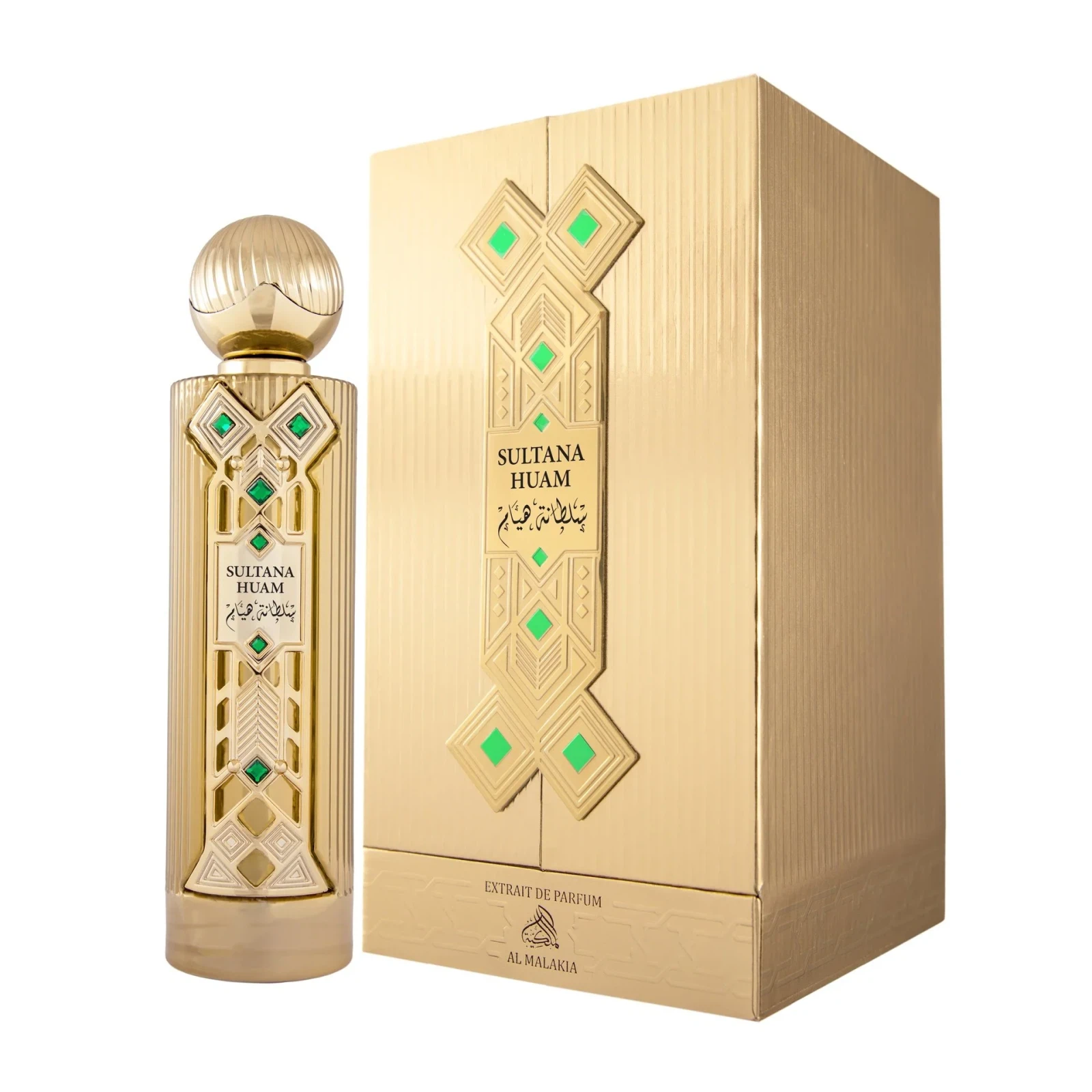 Al Malakia Sultana Huam gourmand‐oriental manufacturer bottle, linked from the supplied product catalogue.