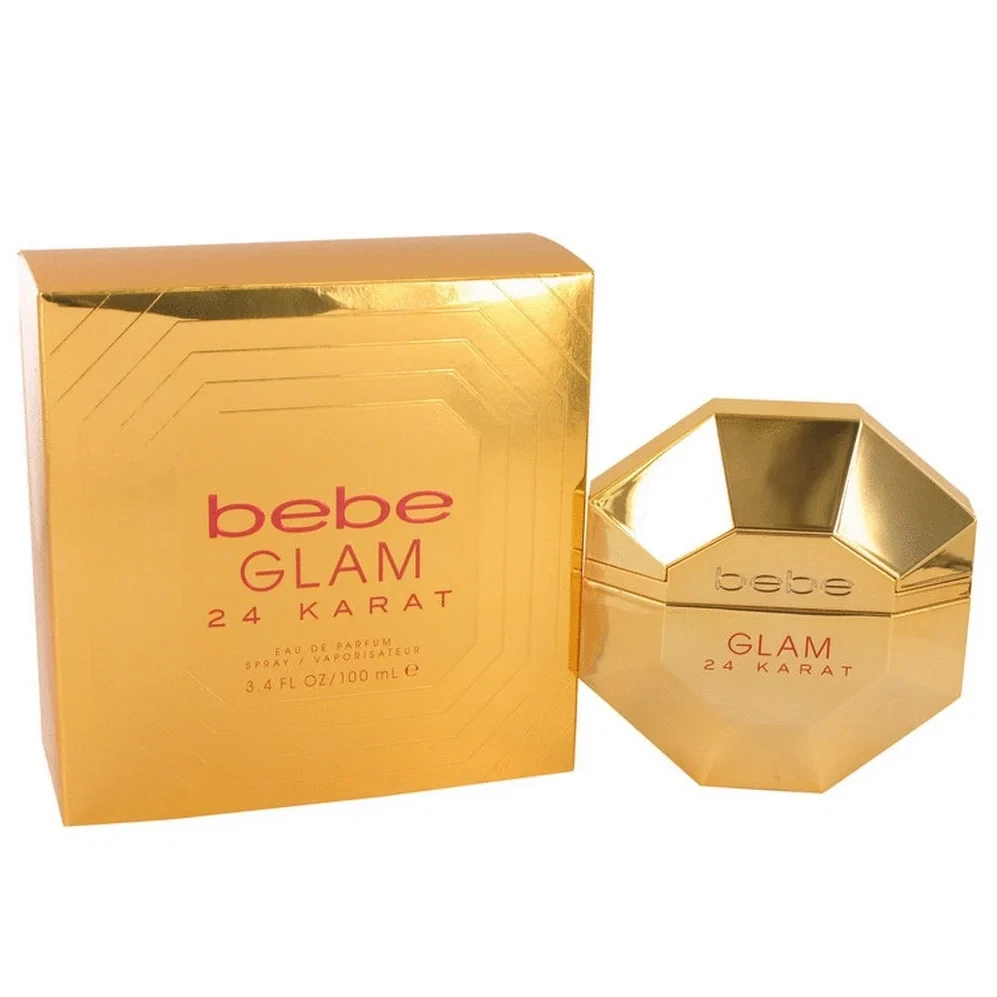 bebe GLAM 24 KARAT manufacturer bottle, linked from the supplied product catalogue.