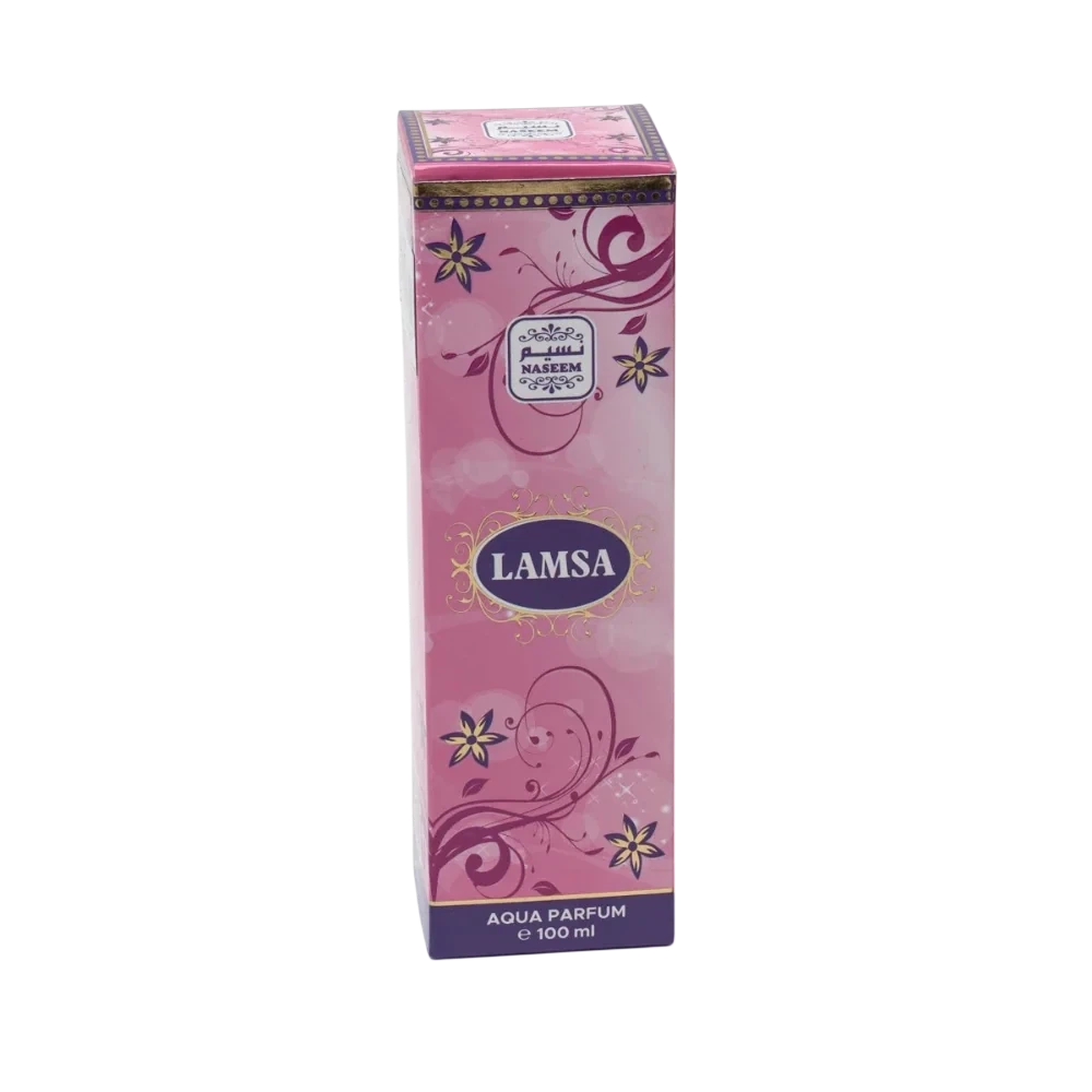 Naseem Lamsa Water manufacturer bottle, linked from the supplied product catalogue.