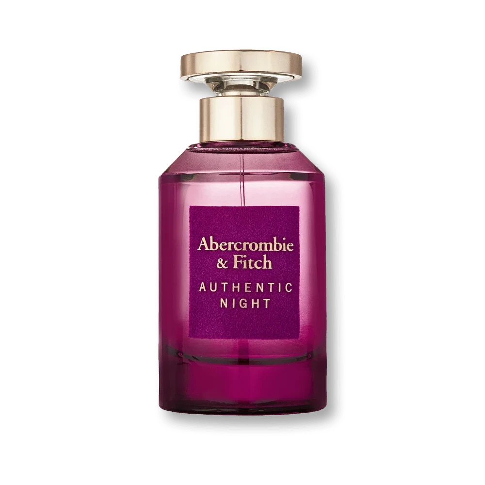 Abercrombie & Fitch Abercrombie Authentic Night manufacturer bottle, linked from the supplied product catalogue.