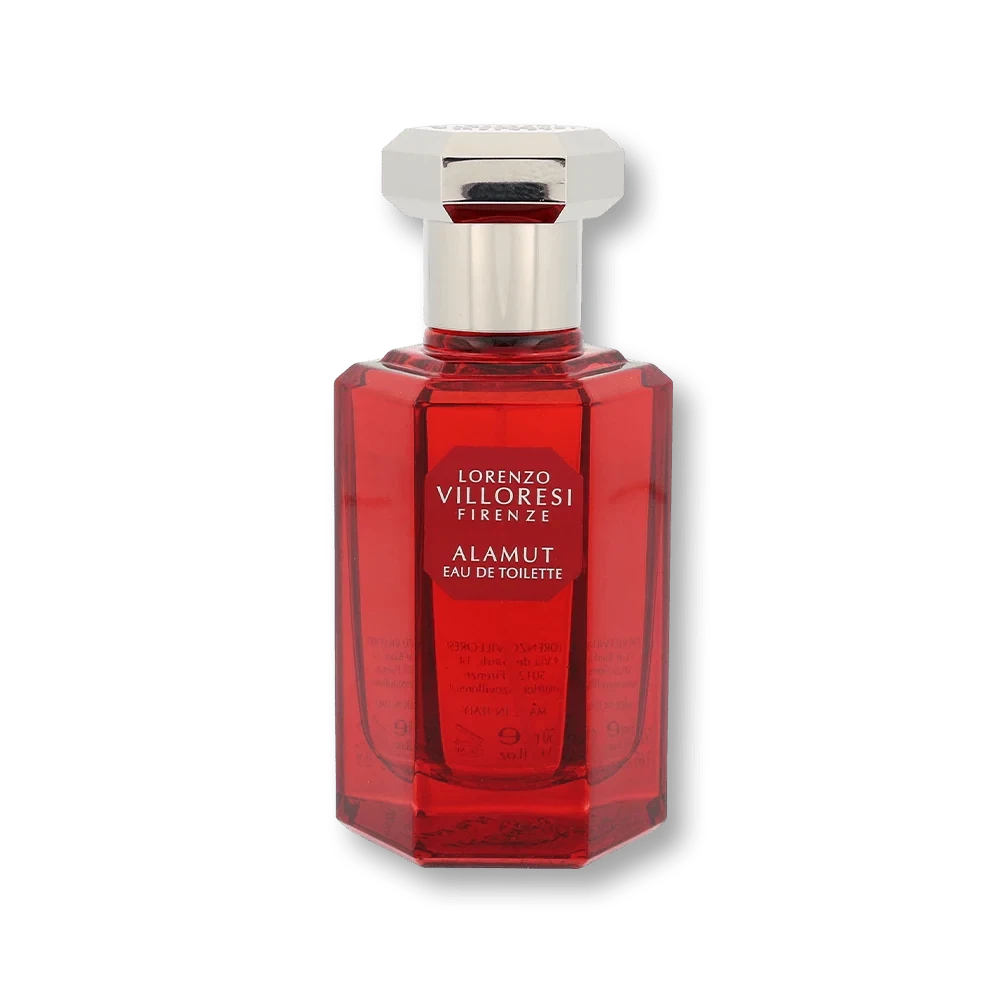 Lorenzo Villoresi Firenze Alamut manufacturer bottle, linked from the supplied product catalogue.