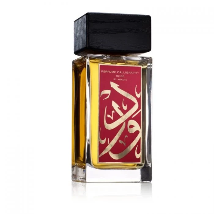 Aramis Calligraphy Rose Spray for Her and Him manufacturer bottle, linked from the supplied product catalogue.