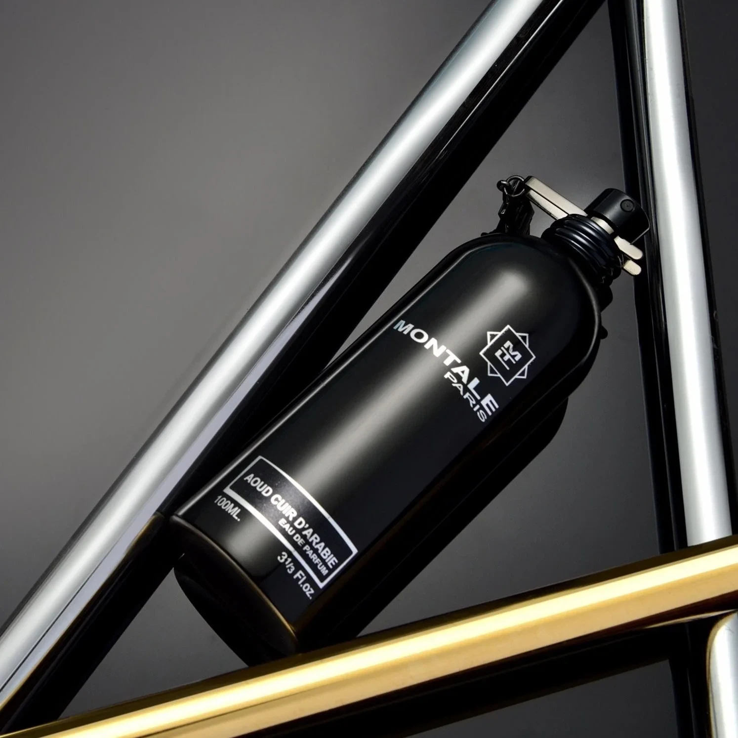 Montale AOUD CUIR D'ARABIE manufacturer bottle, linked from the supplied product catalogue.