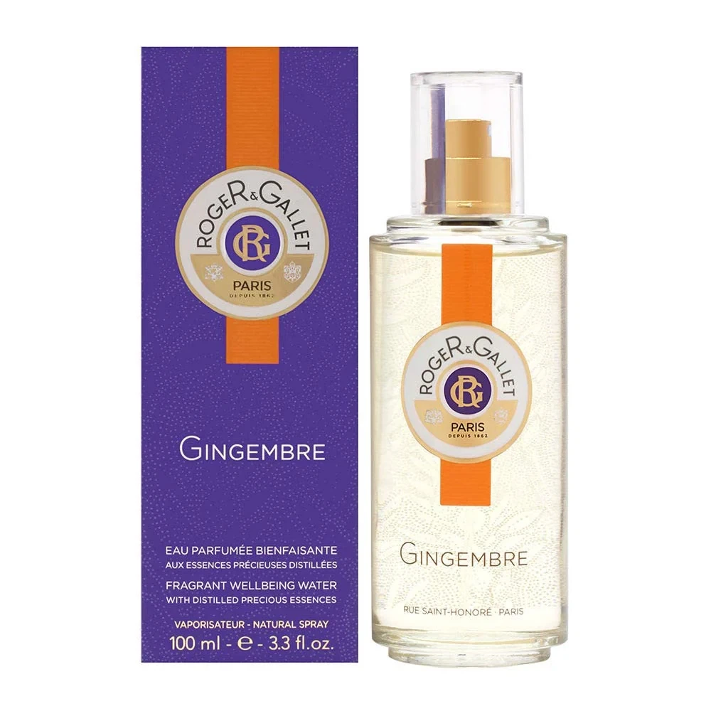 Roger & Gallet Gingembre Eau Parfumee manufacturer bottle, linked from the supplied product catalogue.