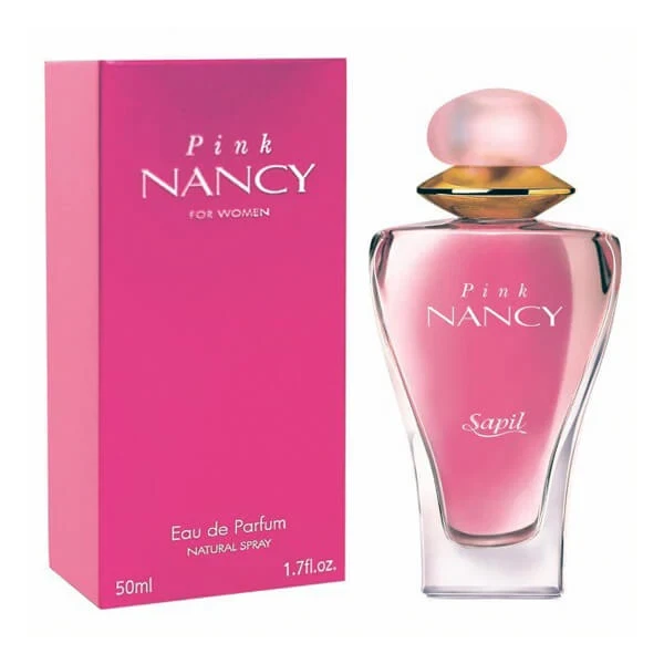 Sapil Pink Nancy manufacturer bottle, linked from the supplied product catalogue.