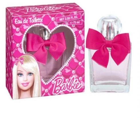 Disney Barbie Luxe for Girls manufacturer bottle, linked from the supplied product catalogue.