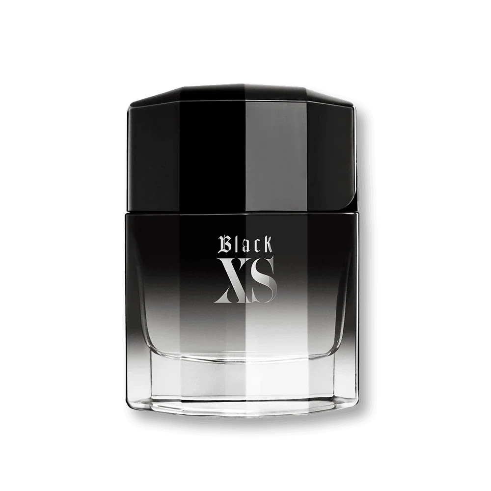 RABANNE FRAGRANCES Black Xs Men manufacturer bottle, linked from the supplied product catalogue.
