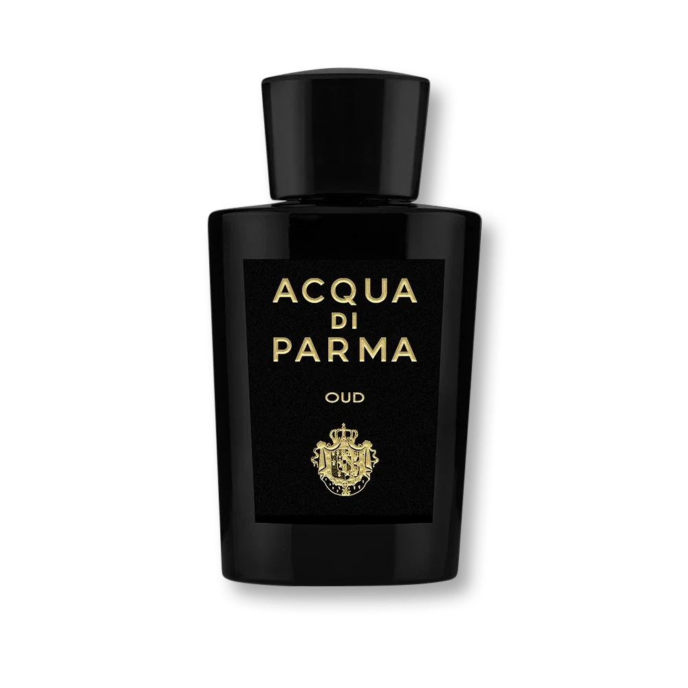 Acqua di Parma Oud manufacturer bottle, linked from the supplied product catalogue.