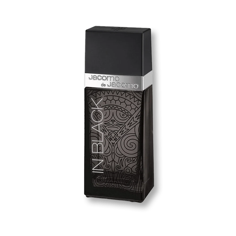 Jacomo De Jacomo In Black manufacturer bottle, linked from the supplied product catalogue.