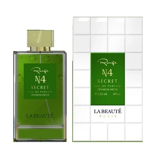 La Beaute Rouge Secret N4 manufacturer bottle, linked from the supplied product catalogue.