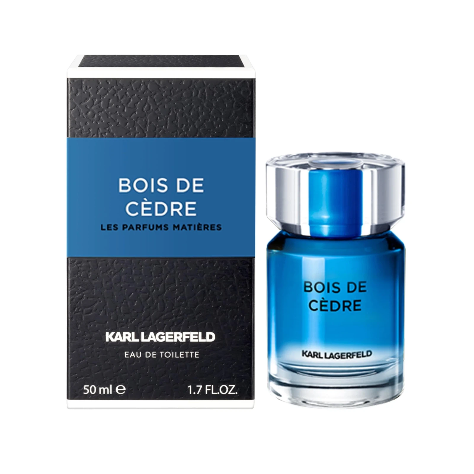 Karl Lagerfeld Bois De Cedre manufacturer bottle, linked from the supplied product catalogue.