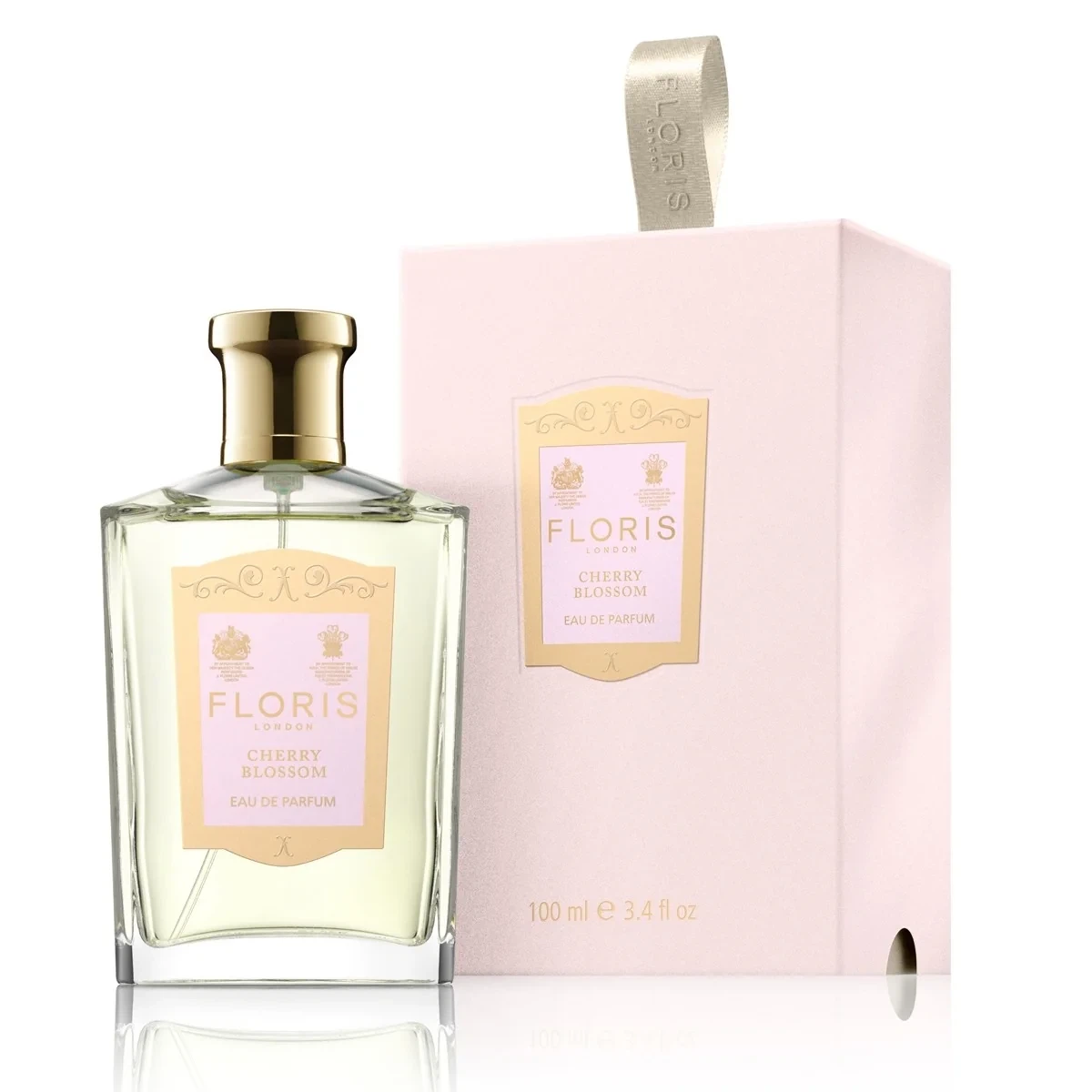 Floris Cherry Blossom manufacturer bottle, linked from the supplied product catalogue.