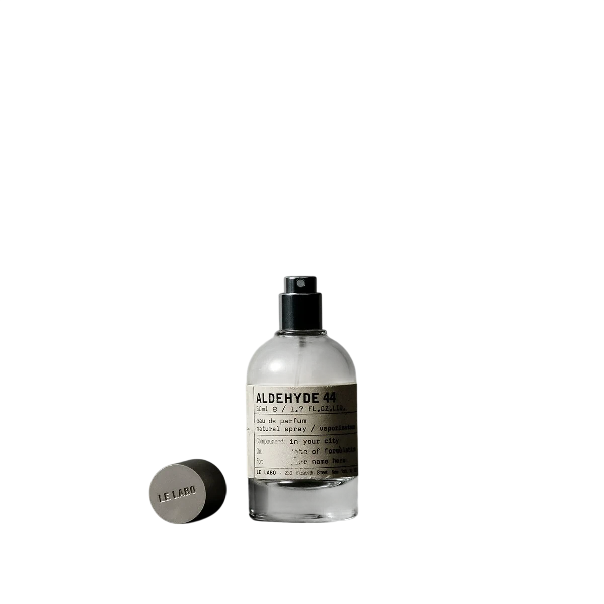 Le Labo Aldehyde 44 Aldehydic manufacturer bottle, linked from the supplied product catalogue.