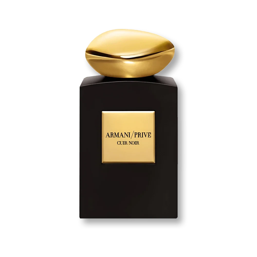Armani Prive Cuir Noir Intense manufacturer bottle, linked from the supplied product catalogue.