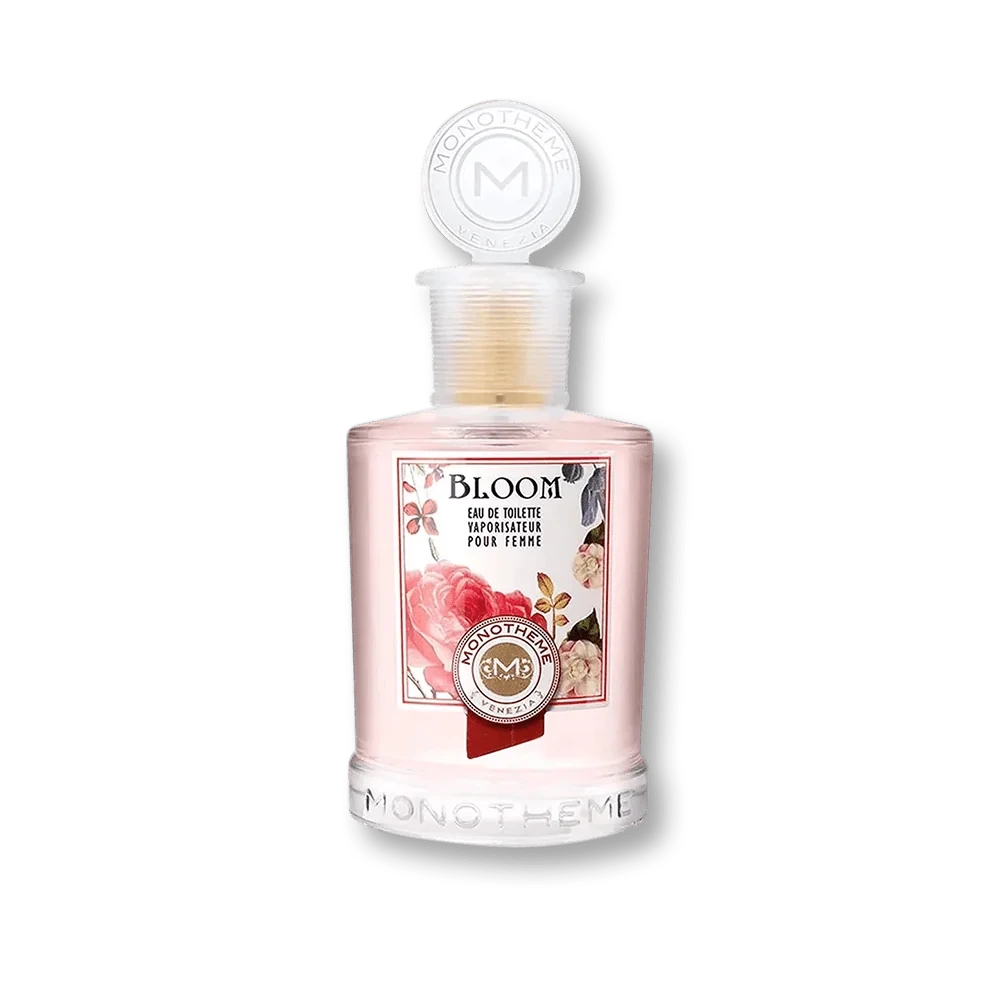 Monotheme Bloom Pour Femme manufacturer bottle, linked from the supplied product catalogue.