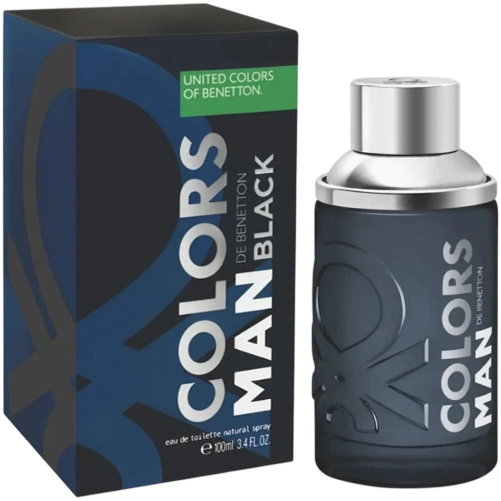 United Colors Of Benetton Colors De Benetton Man Black manufacturer bottle, linked from the supplied product catalogue.