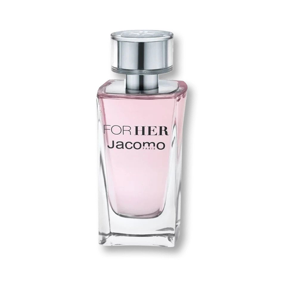 Jacomo for Her manufacturer bottle, linked from the supplied product catalogue.
