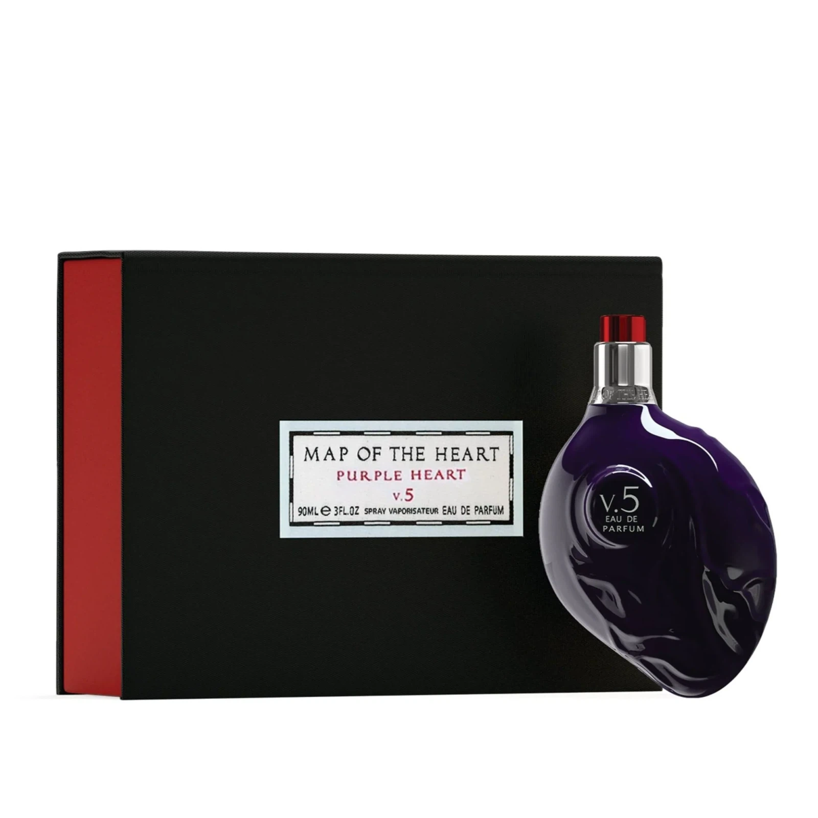 Map of The Heart Purple Heart V.5 manufacturer bottle, linked from the supplied product catalogue.