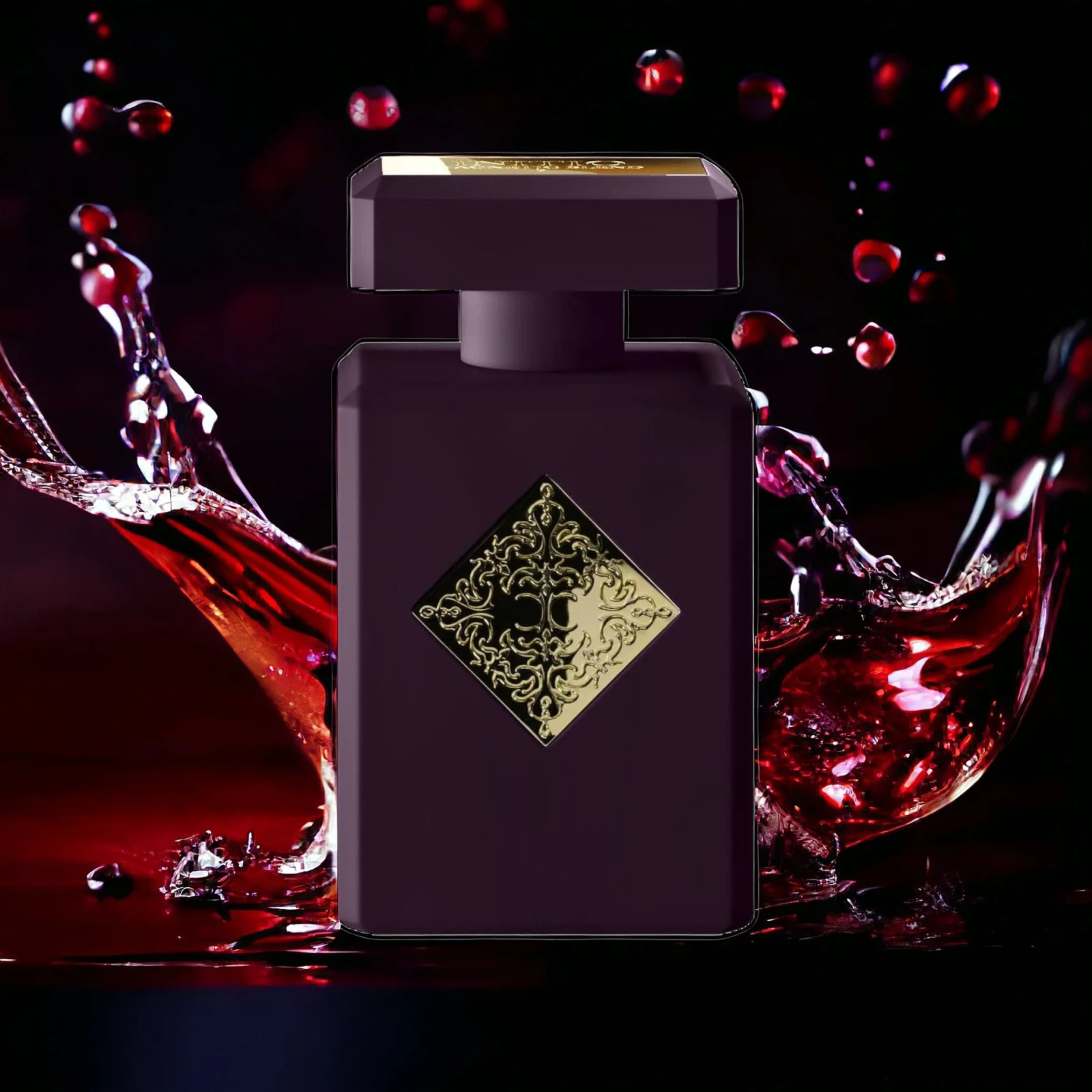 Initio Parfums The Carnal Blends Collection Atomic Rose manufacturer bottle, linked from the supplied product catalogue.