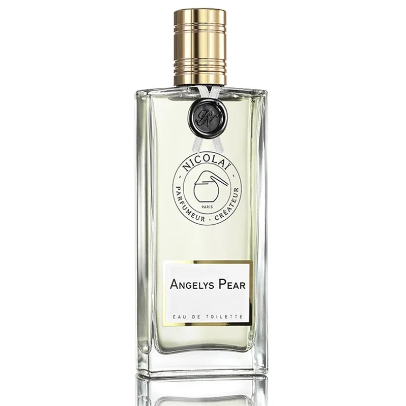 Nicolai Parfumeur Createur Angelys Pear manufacturer bottle, linked from the supplied product catalogue.