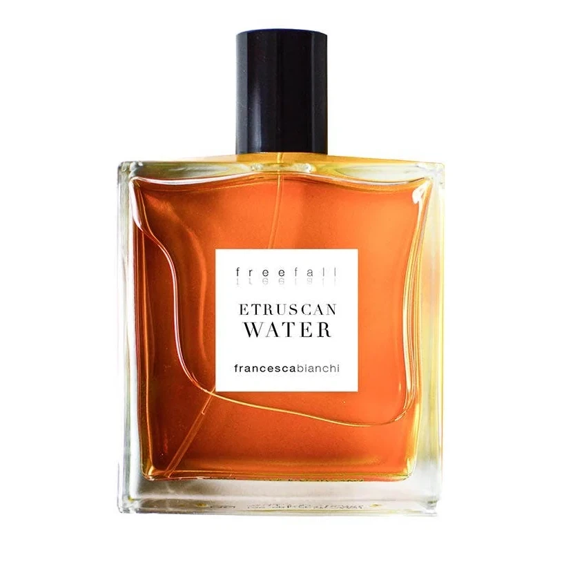 Francesca Bianchi Etruscan Water Chypre manufacturer bottle, linked from the supplied product catalogue.