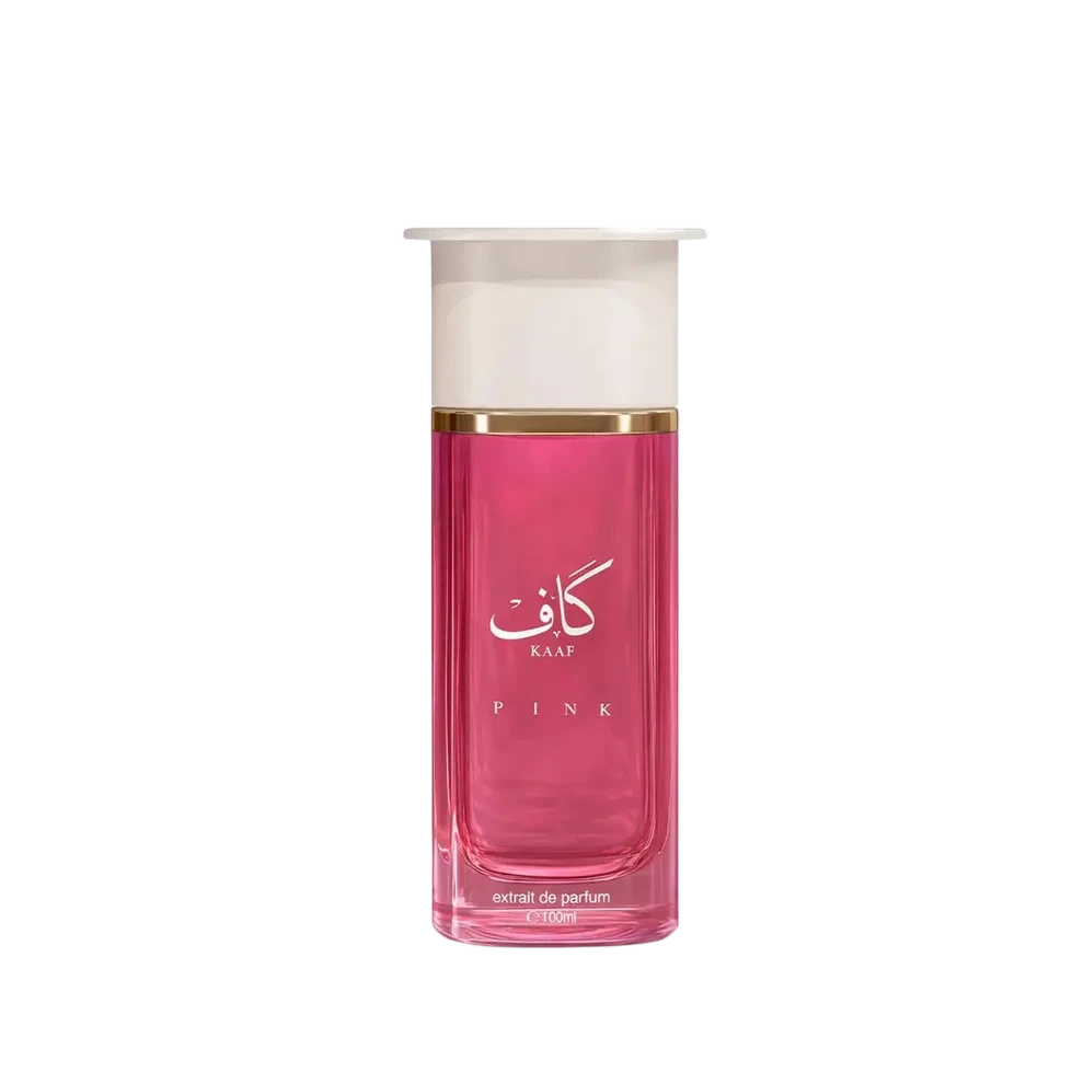 Ahmed Al Maghribi Kaaf Pink Floral Fruity manufacturer bottle, linked from the supplied product catalogue.
