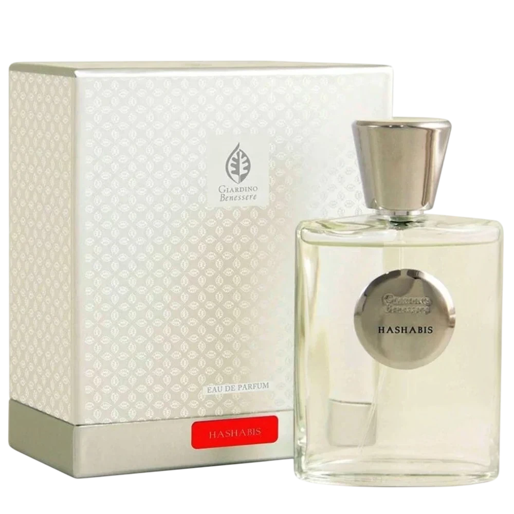 Giardino Benessere Hashabis manufacturer bottle, linked from the supplied product catalogue.