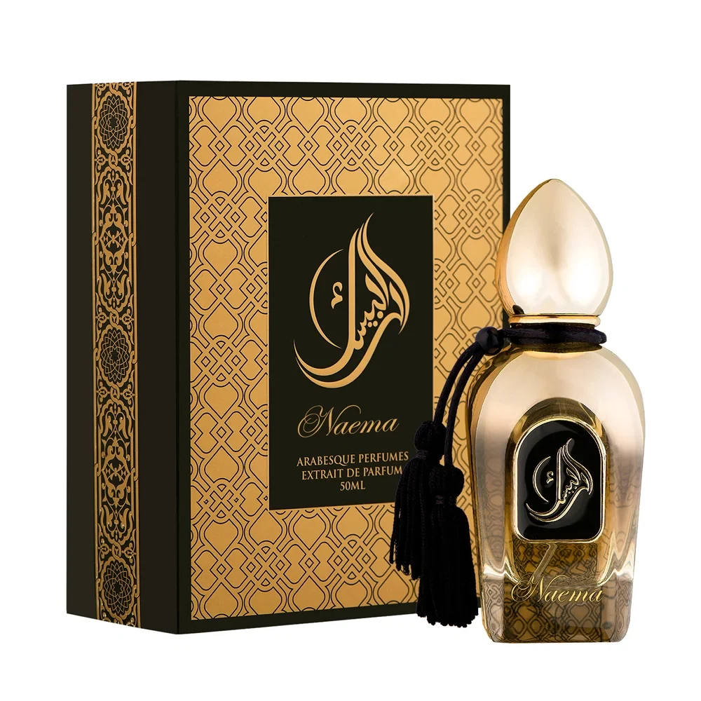 Arabesque Naema manufacturer bottle, linked from the supplied product catalogue.