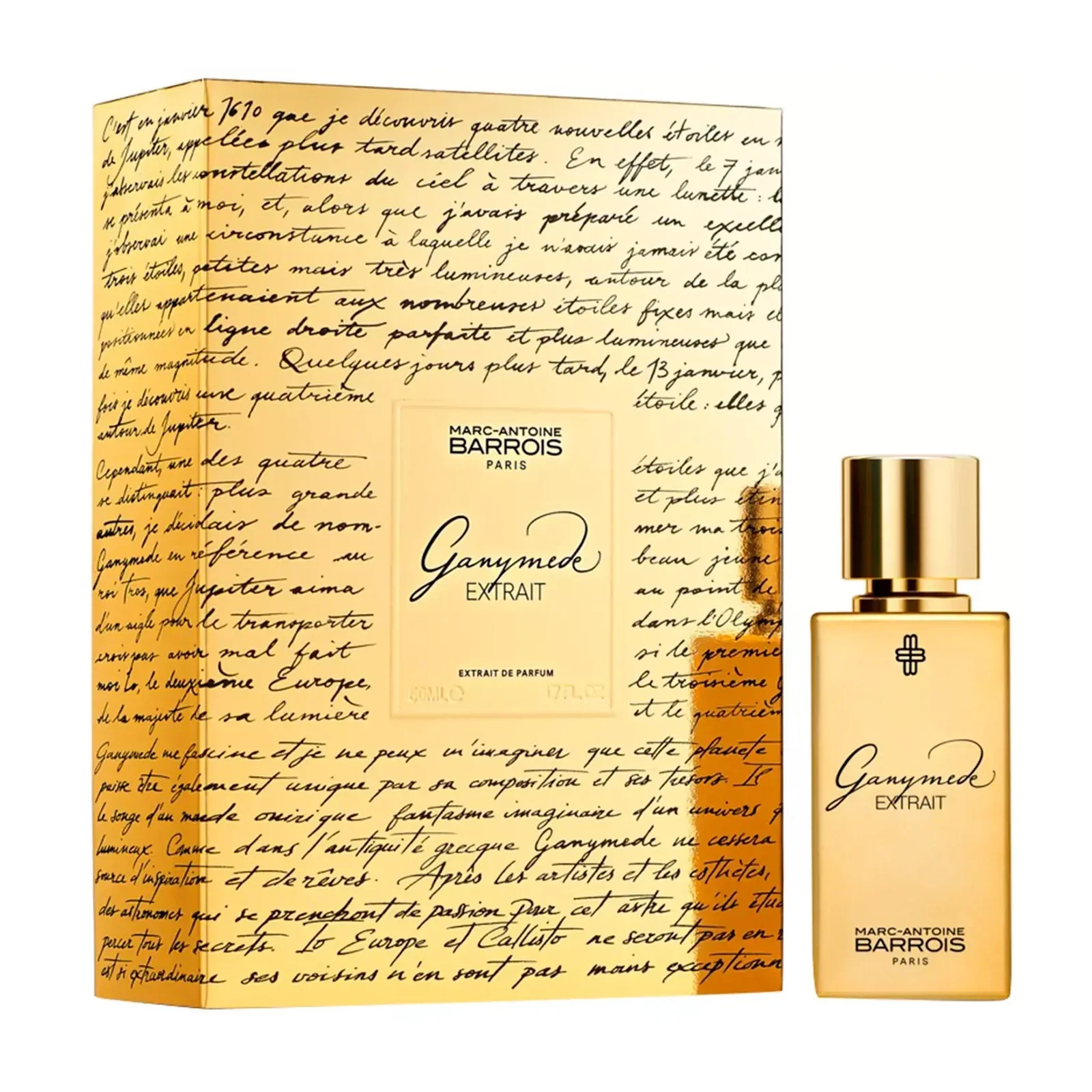 Marc-Antoine Barrois Ganymede Extrait manufacturer bottle, linked from the supplied product catalogue.