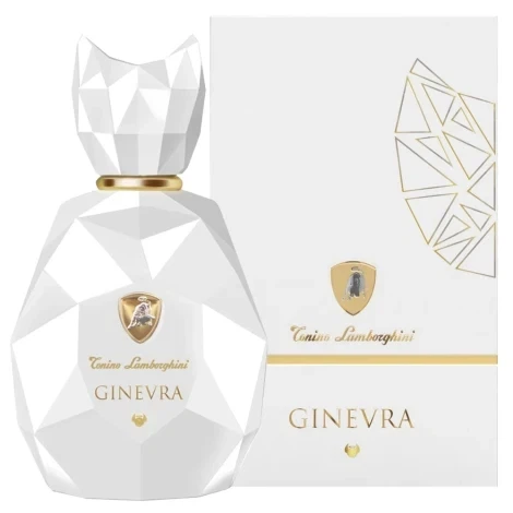 Tonino Lamborghini Ginevra White manufacturer bottle, linked from the supplied product catalogue.