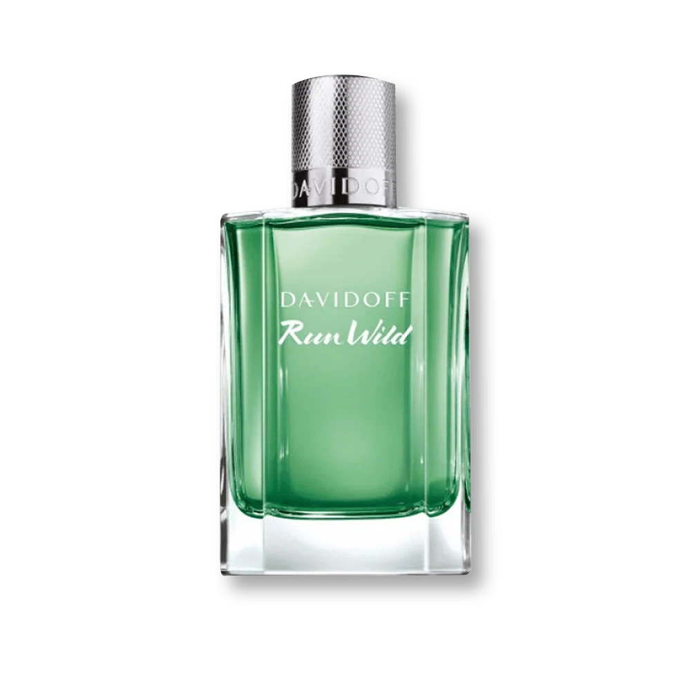 Davidoff RUN WILD manufacturer bottle, linked from the supplied product catalogue.