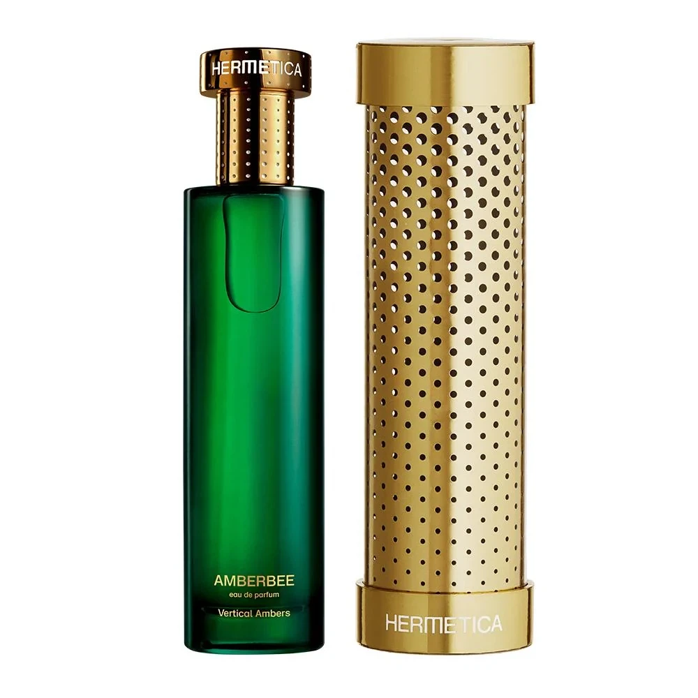 Hermetica Amberbee Vertical Ambers Alcohol Free manufacturer bottle, linked from the supplied product catalogue.