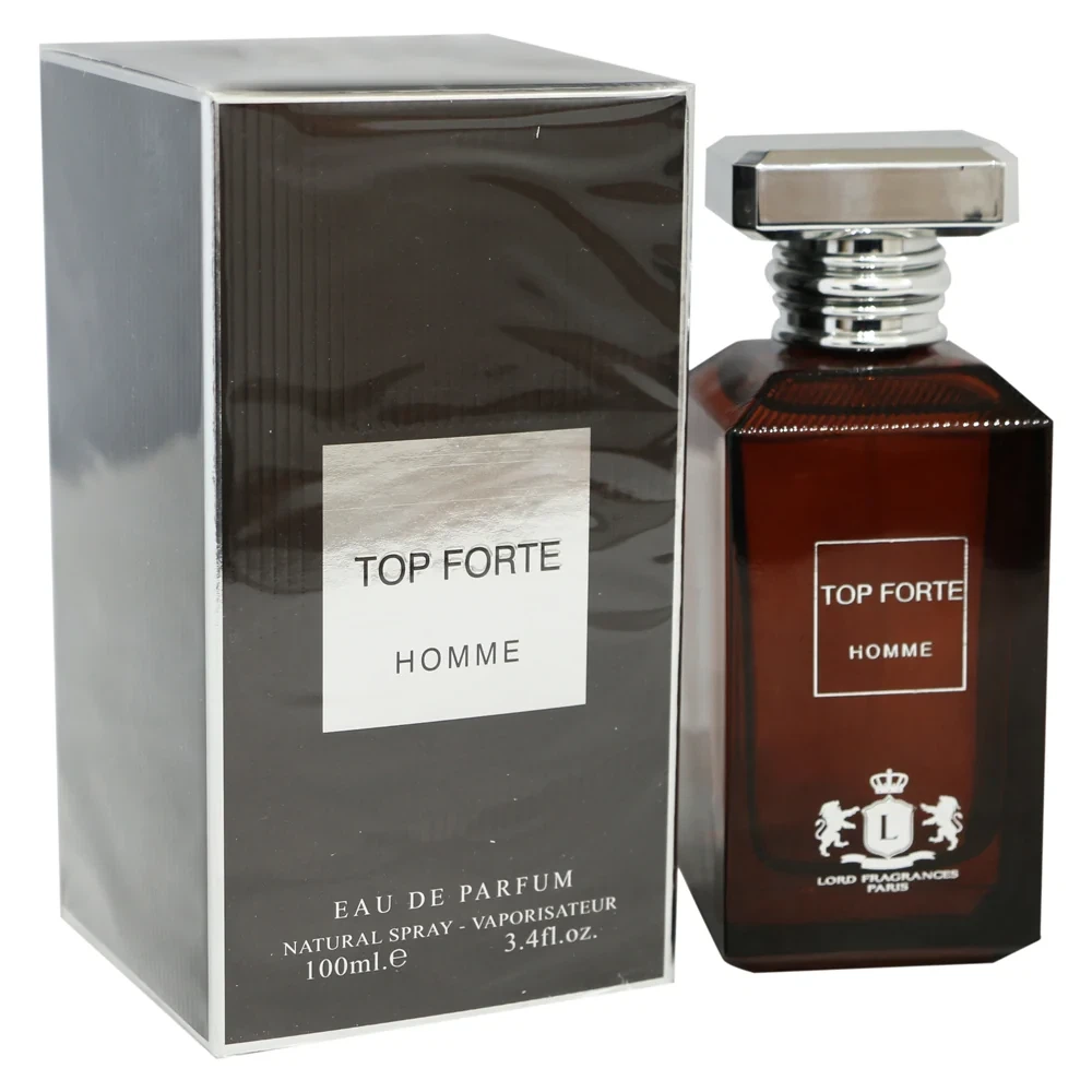 Lord fragrances Top Forte manufacturer bottle, linked from the supplied product catalogue.